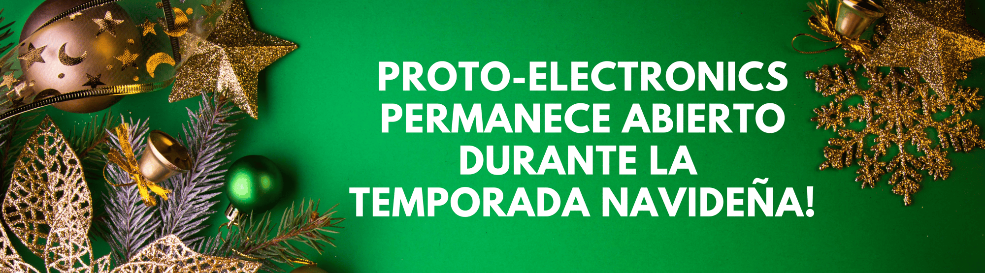 Proto-electronics abierto Navidad