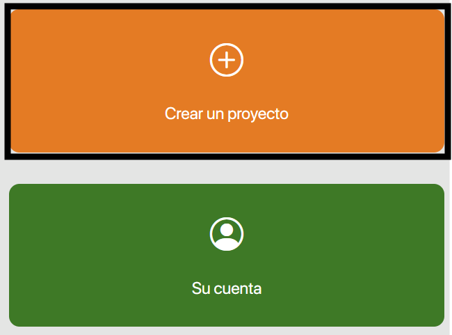 Crear un proyecto
