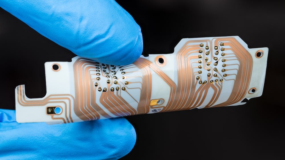 Flexible PCB manufactured with polyimide substrates (Source: Cadence)