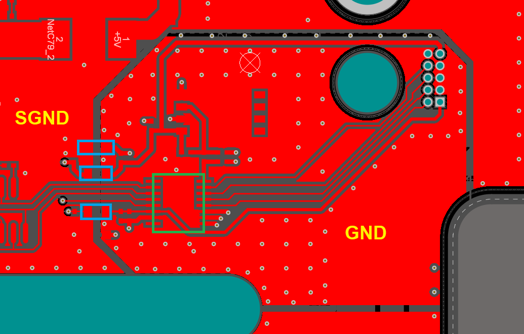 Ground plane in a PCB
