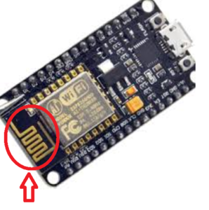 Figure 3-1scheda embedded compatta dotata di un'antenna integrata nel PCB (Fonte: Techplayon)