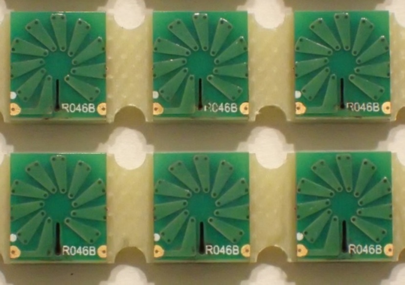 An example of PCB embedded components.