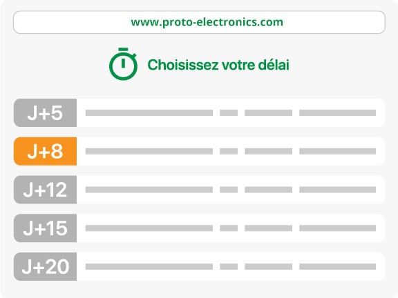 Consultez votre devis de PCB assemblé instantanément
