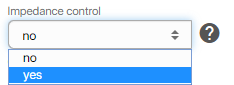 Impedance control