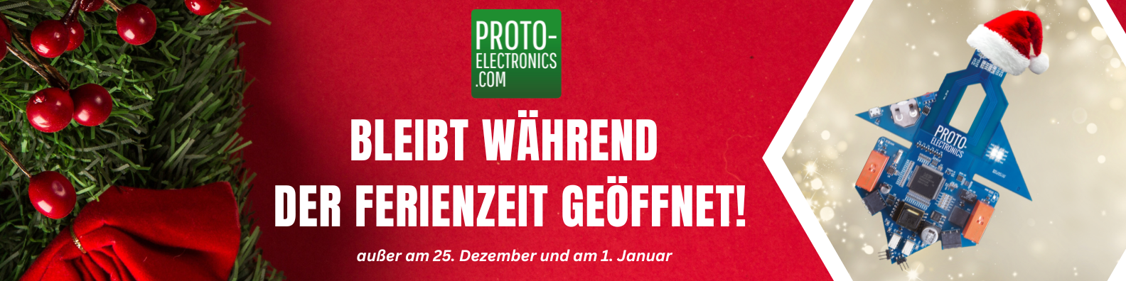 GEÖFFNET PROTO ELECTRONICS 