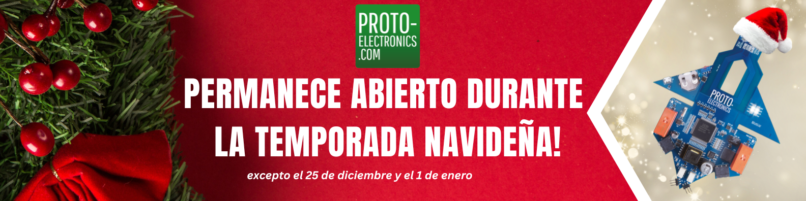 proto-electronics abierto navidad