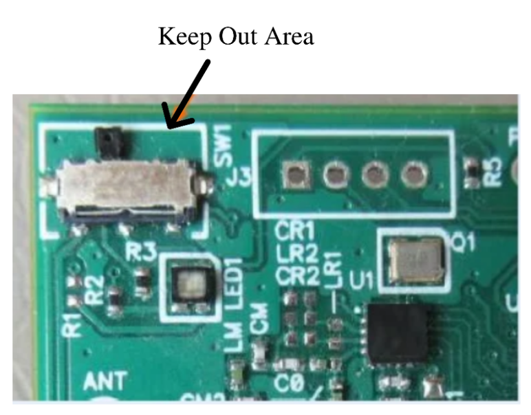 Keep-Out Area PCB