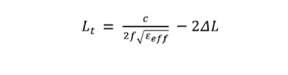 Length of the trace PCB Antenna