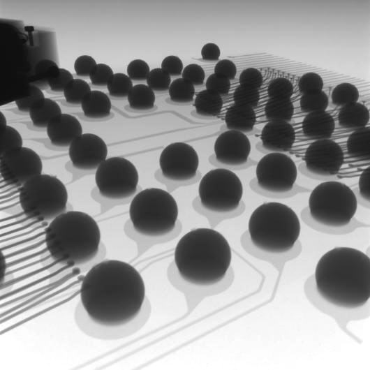 X-ray inspection of a BGA component