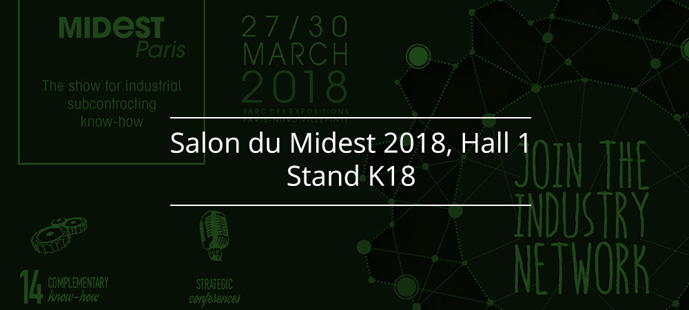 Proto-Electronics sera au salon Midest 2018 à Paris, stand K18, hall 1